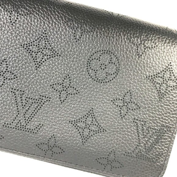 LOUIS VUITTON MonogramMahina Zippy Wallet Zip Around Long Wallet Black - Picture 5 of 12